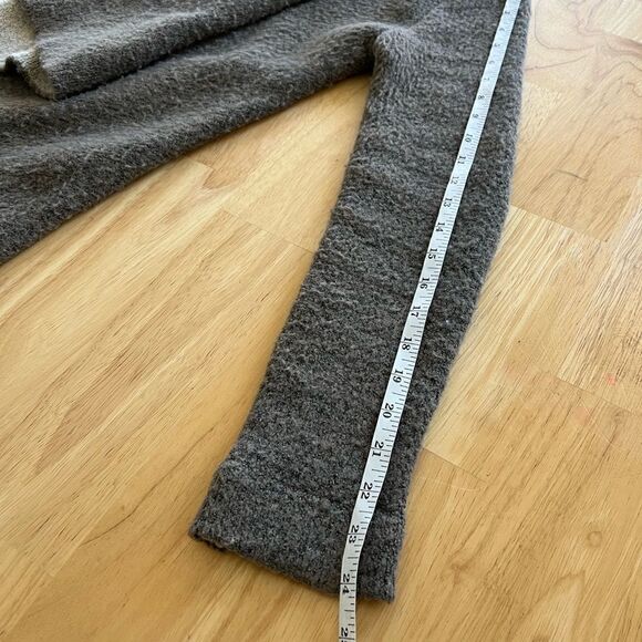 Zara knit cardigan wool blend open sweater green size small - Picture 13 of 13